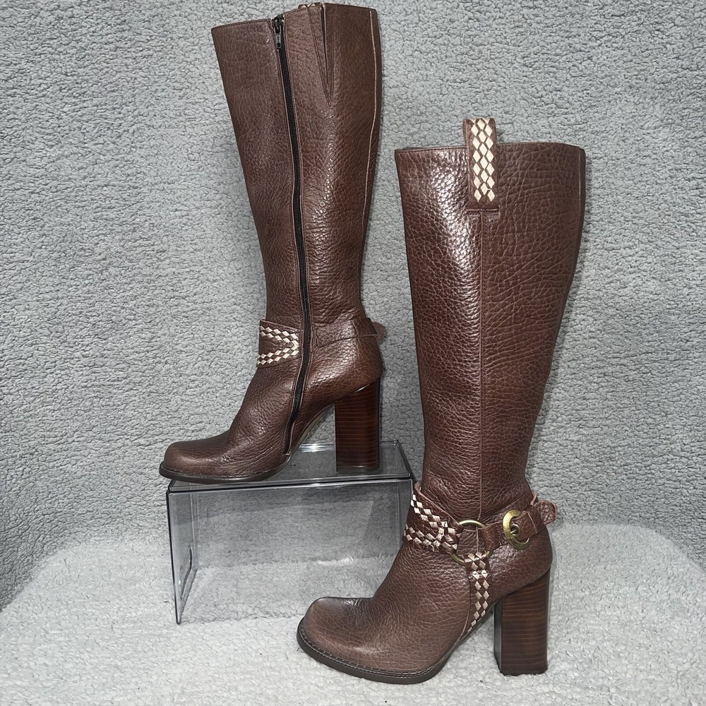 Charles David Brown Over the Knee Boots